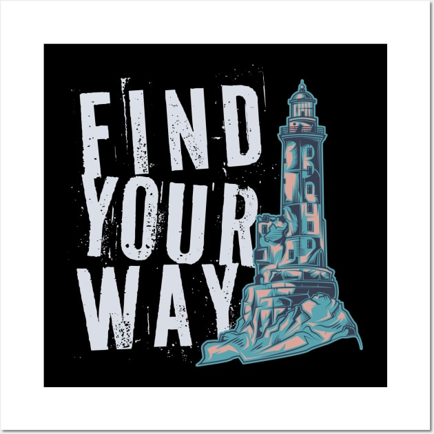 Find Your Way Wall Art by Mako Design 